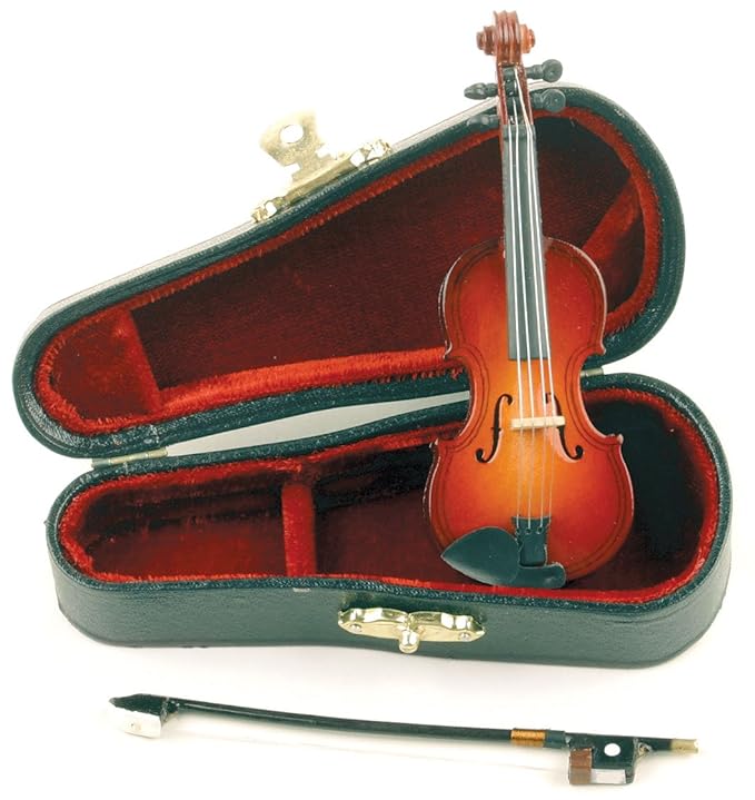 Mini violin that makes a great music gift for musicians