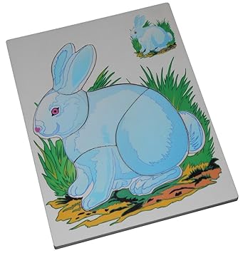 Kido Toys Wooden Jigsaw Puzzle: Rabbit