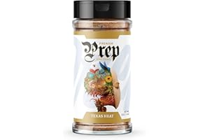 Underground Bio Labs | Prep By Jefe Premium Seasoning | Low Sugar/Sodium | MSG/Gluten Free | 7 Mouthwatering Flavors (5oz) (Texas Heat)