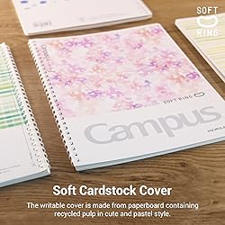 Kokuyo Spiral Notebook Journal, 4 Pack Campus B5