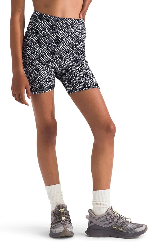 NF0A86Y03WO G Never Stop Ciclismo Calções Calções Unissex TNF Preto DIAGS Logótipo PR Tamanho M