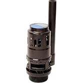 Fluidmaster 3-Inch Dual Flush Valve for 2-Piece Toilets | Adjustable full and half flush settings, Fits many Glacier Bay and AquaSource models, Helps reduce water waste and leaks