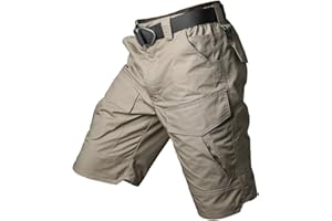 ReFire Gear Men's Urban Tactical Military EDC Cargo Shorts Rip Stop Cotton Outdoor Camo Shorts
