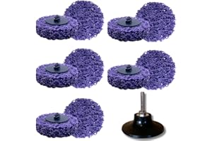 10PACK - 3" Quick Change Easy Strip Discs, Surface Treatment, Rust Paint Glue Removal, Descaling, for Angel Die Grinder, with