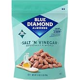 Blue Diamond Almonds Salt N' Vinegar Flavored Snack Nuts, 16 Oz Resealable Bag (Pack of 1)