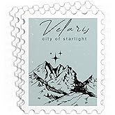 (3Pcs) Velaris Stamp City of Starlight Sticker Terrasen Court of Galathynius Bookish Book Lover 2" Waterproof Vinyl Sticker Laptop, Water Bottles, Phone, Kindle Merchandise Decor Decal Gifts 2 Inches