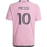 adidas Youth Lionel Messi Inter Miami CF Pink 2024 2getherness Replica Player Jersey (US, Alpha, X-Large, Regular, Pink)
