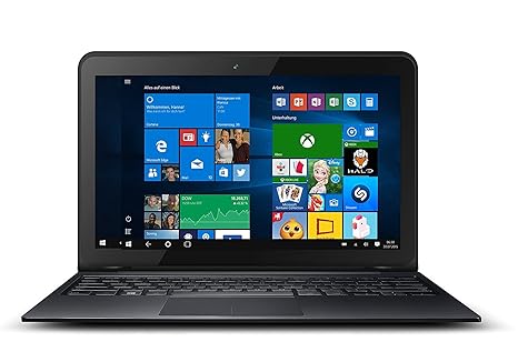 Odys Prime Win 12 2in1 29,5 cm (11,6 Zoll) Tablet-PC (Intel Atom Quadcore x5-Z8350, 2GB RAM, 32GB Flash HDD, Win 10) schwarz