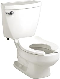 American Standard 2315.228.020 Baby Devoro Flowise 10-Inch High Round Front Toilet, White(“Seat is sold separately”)