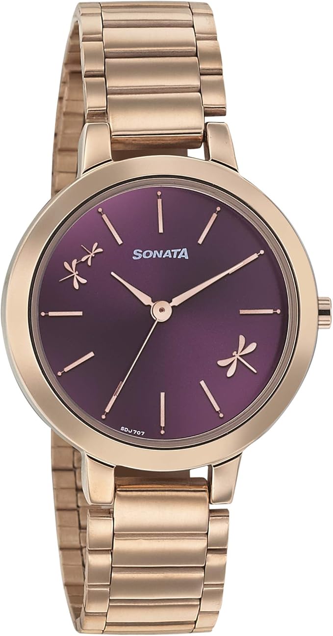 Buy Sonata Play Analog Purple Dial Women's Watch 8141WM02/NN8141WM02 at