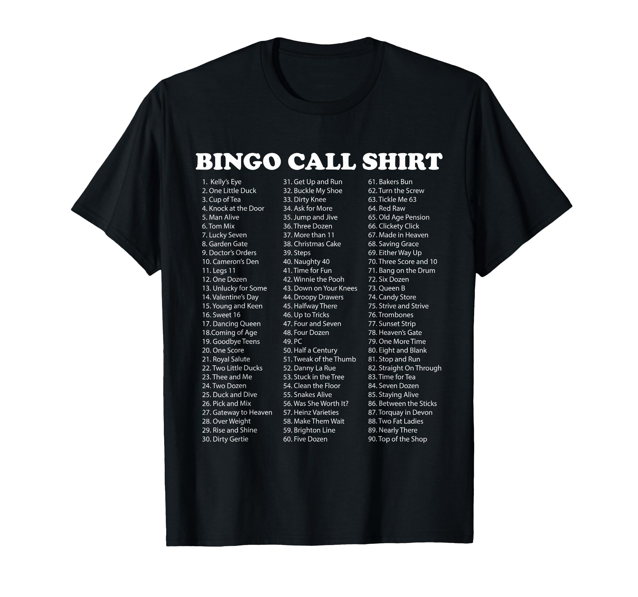 Funny Bingo Player Gear Caller Bingo Lovers Gift T-Shirt