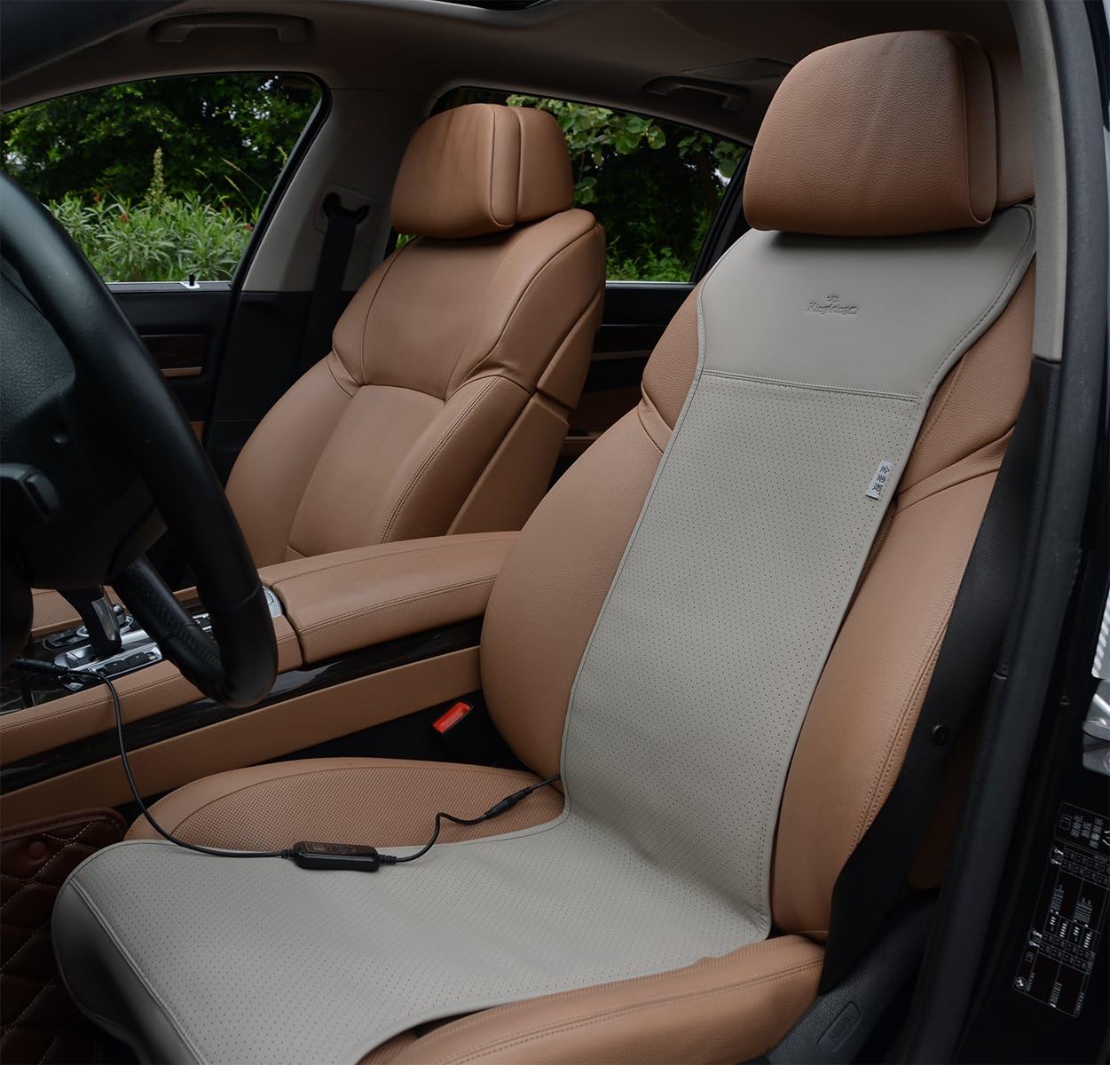 KINGLETING FZ 12V Cooling Seat Cushion with 3-Way Controller.(Grey)