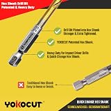 YOKOCUT HSS Hex Shank Drill Bit Set Titanium 1.5-5mm Quick Change + Step Bit view 3
