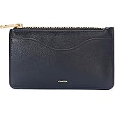 Vince womens TOP ZIP CARD CASE