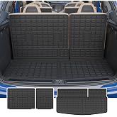 Dattumar Trunk Mat &amp; Backrest Mats for 2018-2024 Ford Expedition (No Max) | for 2018-2024 Lincoln Navigator (No L), 7&amp;8 Seats Cargo Mat Cargo Liner All Weather Back Seat Cover Expedition Accessories