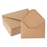 V-flap Kraft Envelopes, 50 Pack, 4 x 6 Inch, A4
