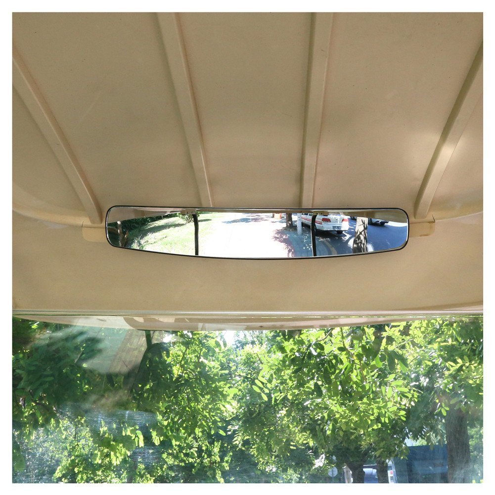 10L0L 16.5" Extra Wide 180 degree Panoramic Rear View Mirror for Golf