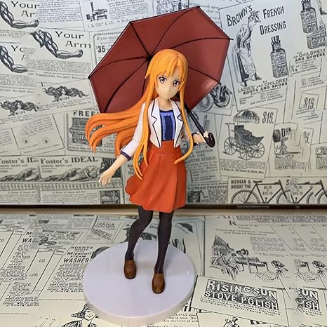 Amazon Co Jp Namfzx ソードアート オンライン傘カジュアル服アスナゆうきアニメフィギュアcm 7 in Pvcスタティックスタチュー アニメキャラクターモデル アニメファンお気に入りコレクション デスクトップデコレーション ホーム キッチン