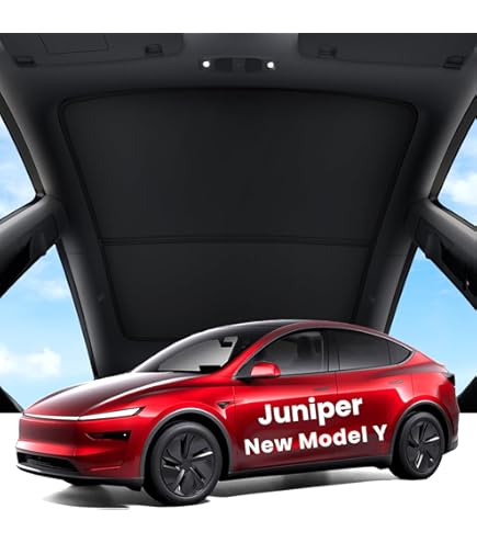 Amazon.com: Zanch Upgraded Tesla Model Y Juniper Sunshade Roof