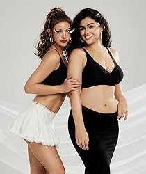 OEAK Womens Deep V Bras Comfortable Bra Support
