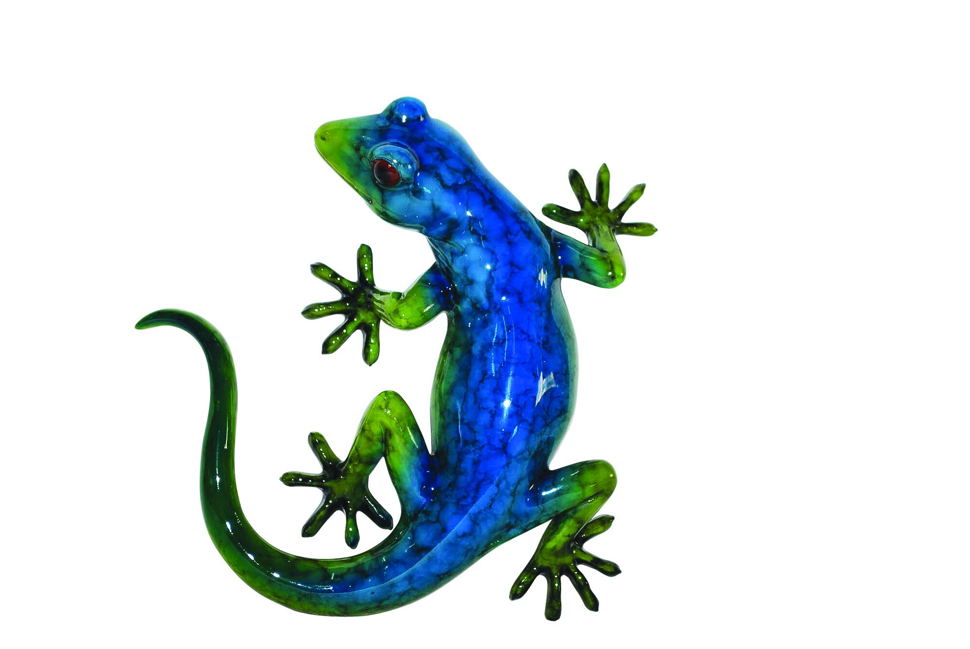 Vivid Arts - Glossy Gecko Garden Ornament (Blue)