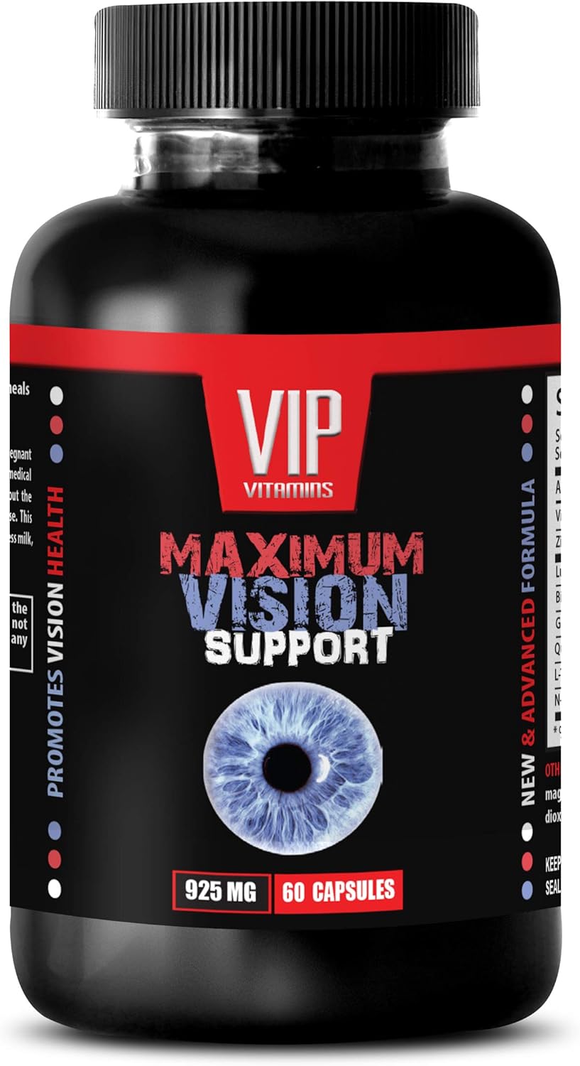 Vision Supplements for Adults Maximum Vision Support Lutein with Bilberry
