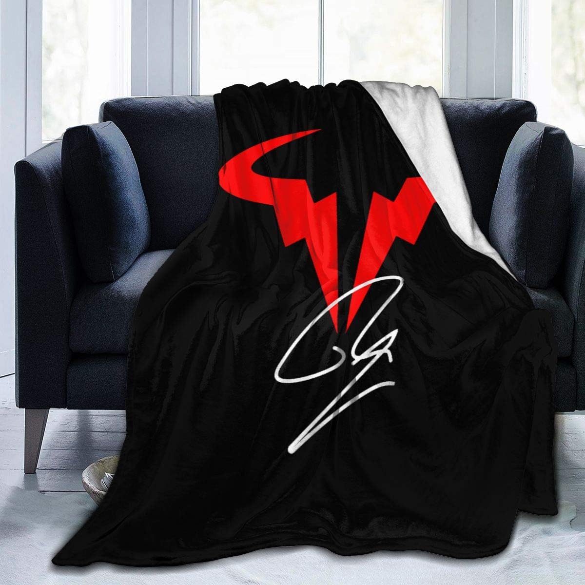 Rafael Nadal Soft and Warm Throw Blanket Digital Printed Ultra-Soft Micro Fleece Blanket 60"x50"