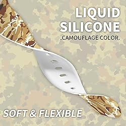 Soft Silicone Pattern Printed Bands Compatible with