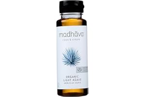 Madhava Agave Nectar Natural Sweetener, Light, 333g