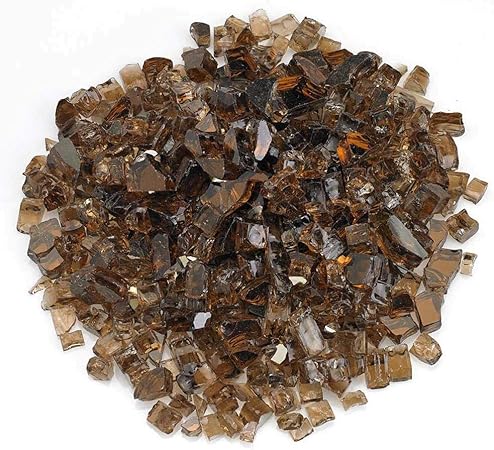Amazon Com Neversaynever Fire Pit Glass Decorative Rocks 2 Pound