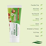 Aloe Dent Children's Aloe Vera Toothpaste Fluoride Free 50 ml Pack of 2 view 2