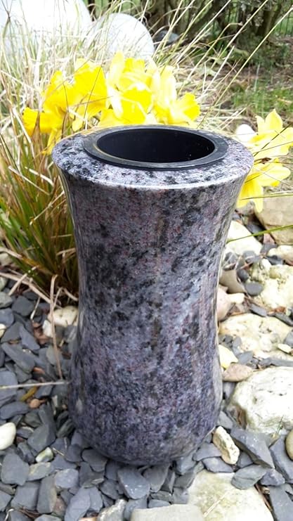 Grave Vase Granite Memorial Vase Granite Vase Cemetery Vase Flower
