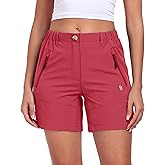 Little Donkey Andy Women's Quick Dry Lightweight Stretch Shorts Outdoor Short Active Hiking Golf