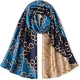 tagotry Women's Elegant Long Chiffon Shawl, Silk-Like Formal Wrap Scarf for Evening Gowns - Lightweight & Gift Packed
