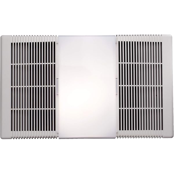 Broan-Nutone 668RP Ceiling Bathroom Exhaust Fan and Light Combo, 100-Watt  Incandescent Lighting, 4.0 Sones, 70 CFM , White - Bathroom Fans - Amazon .com