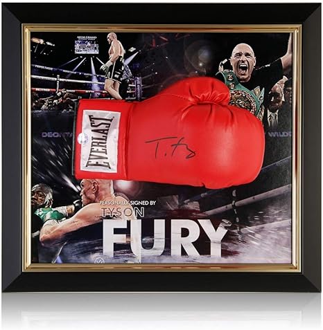 tyson fury signed glove