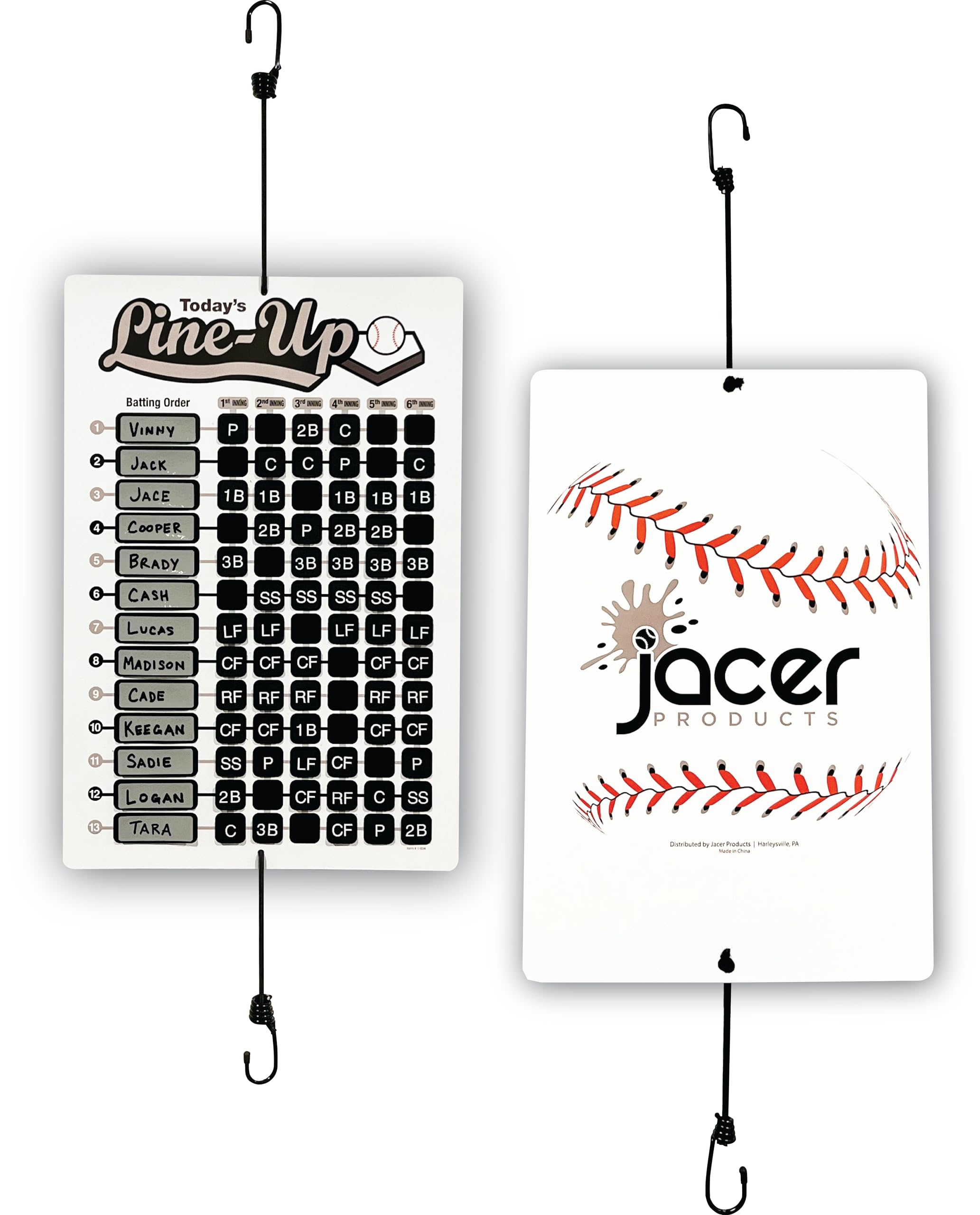 Photo 1 of Jacer Products 13 Player Line Up Board (13 Player Line Up Board, Gray)