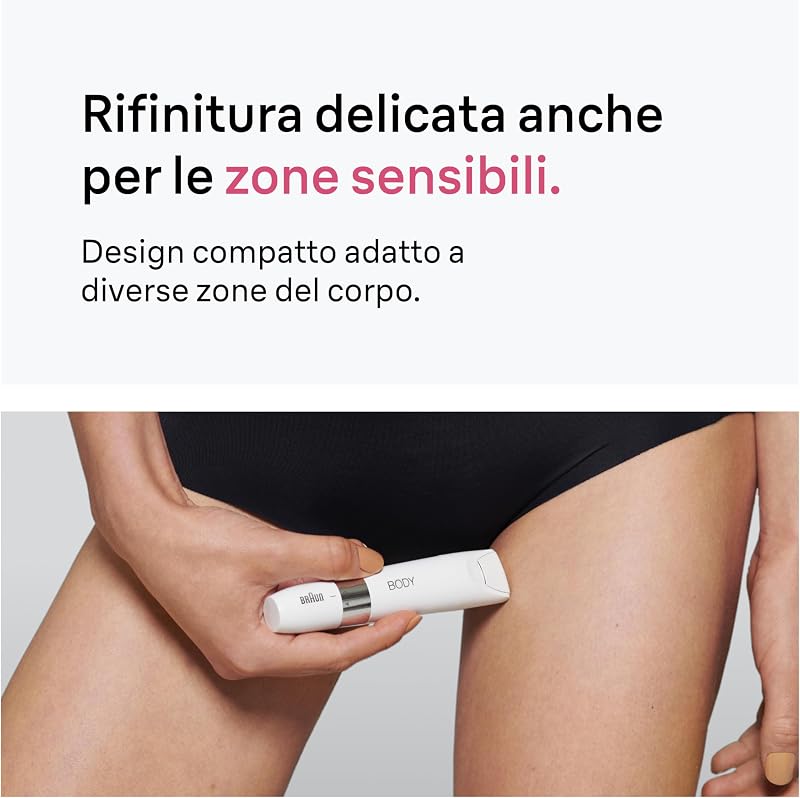 Face Spa Rasoio Elettrico Unisex, Epilatore Elettrico, BS1000 Bianco
