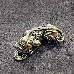 Chinese Decorations Lucky Pixiu, Brass Buddha