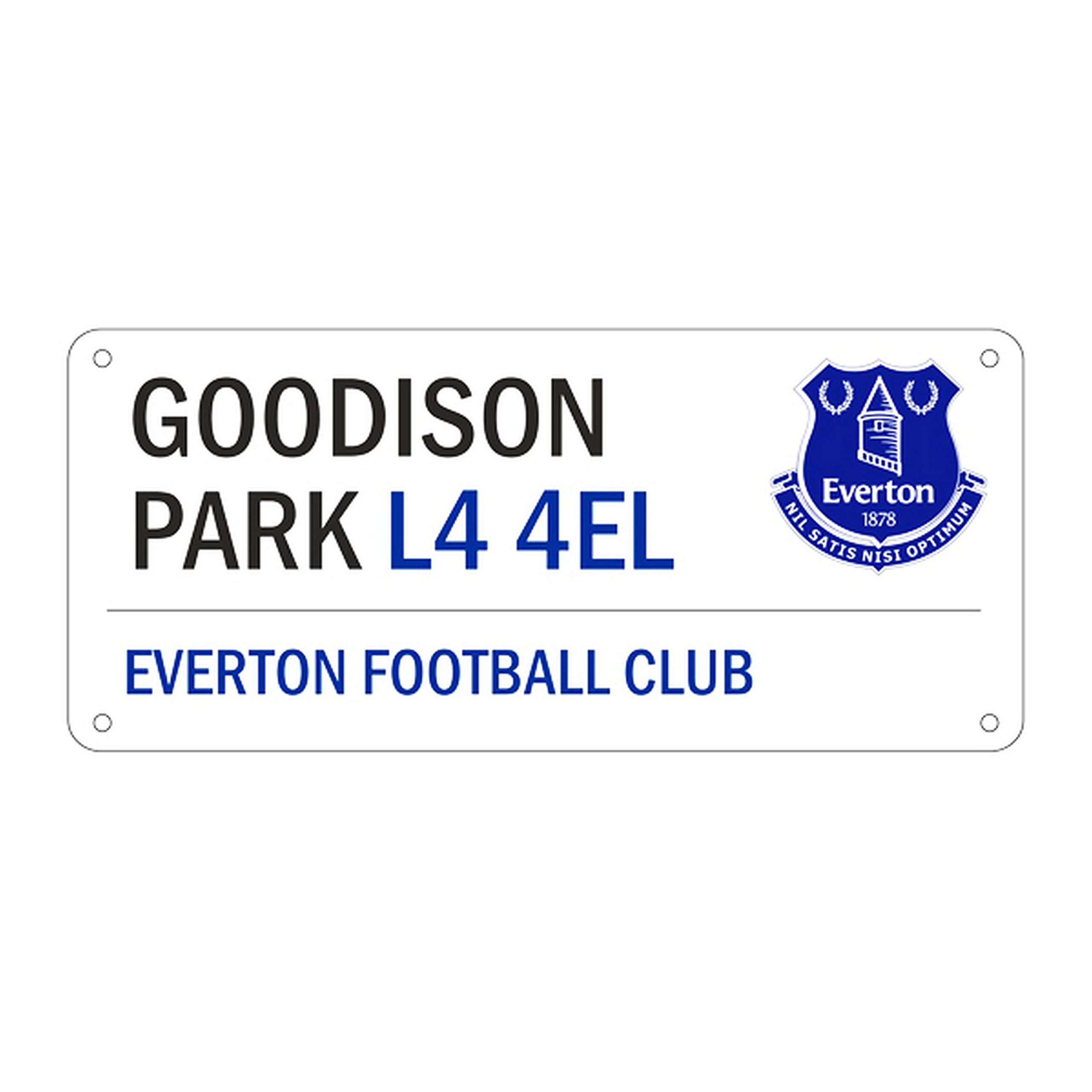 Club Licensed Everton Goodison Park Street Sign - One Size