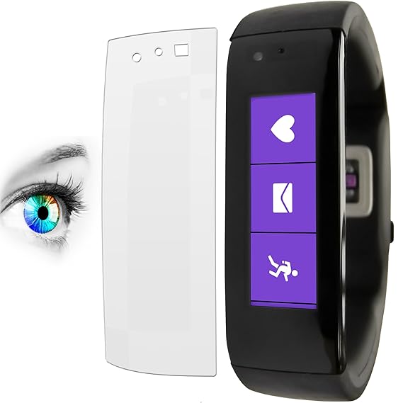 PROTOMAX Displayschutzfolie für Microsoft Band, Smartwatch / Wearable / Fitnesstracker Zubehör, Screen Protector Schutzfolie 