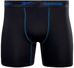 Reebok Men's Boxer Briefs - 4 Pack Soft Mens