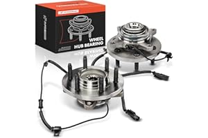 A-Premium 2 x Front Wheel Bearing and Hub Assembly with ABS & 6-Lug Compatible with Ford F-150 F150 2011-2014, Expedition 201
