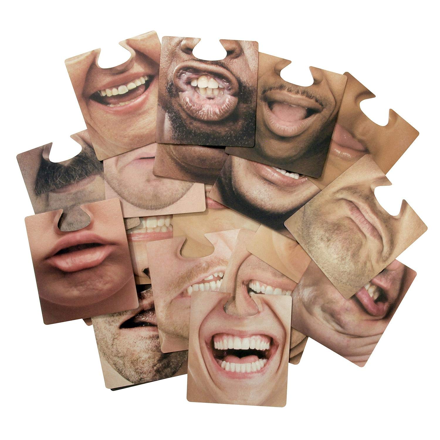 Untersetzer Party Face Mats 20-iger Set