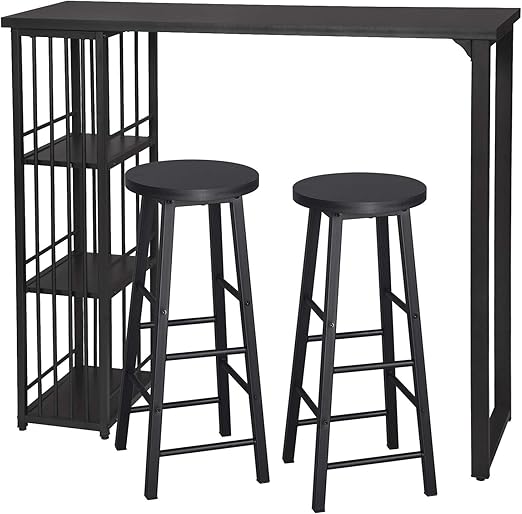 Mesa alta cocina con taburetes Las mejores mesas.