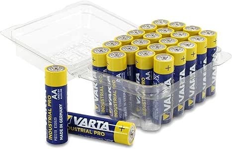 Varta Industrial - Batería Caja de 24 Pilas AA. AA: Amazon.es: Electrónica