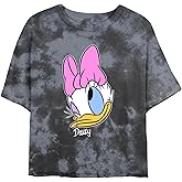 Disney Mickey & Friends Junior Women’s T-Shirt – Daisy Duck and MickeyMouse Graphic Tee, Soft Vintage Short Sleeve Top