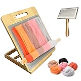 Gkesgm Wool Blending Board and Carding Brush Set