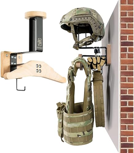 Support D’armure Tactique WANLIAN – Cintre Pour Gilet Pare-balles, Casque, équipement De Police – Acier Robuste, Gain De Place