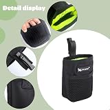 Lanjue 2 Pieces Dog Treat Bags Black Camouflage 600D Waist Clip Pouches view 3
